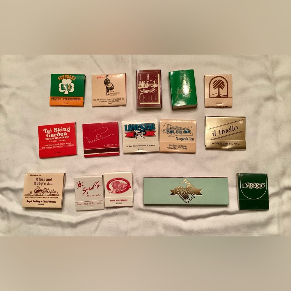 Collectible Matchbooks lot of 50 (Collection #2)